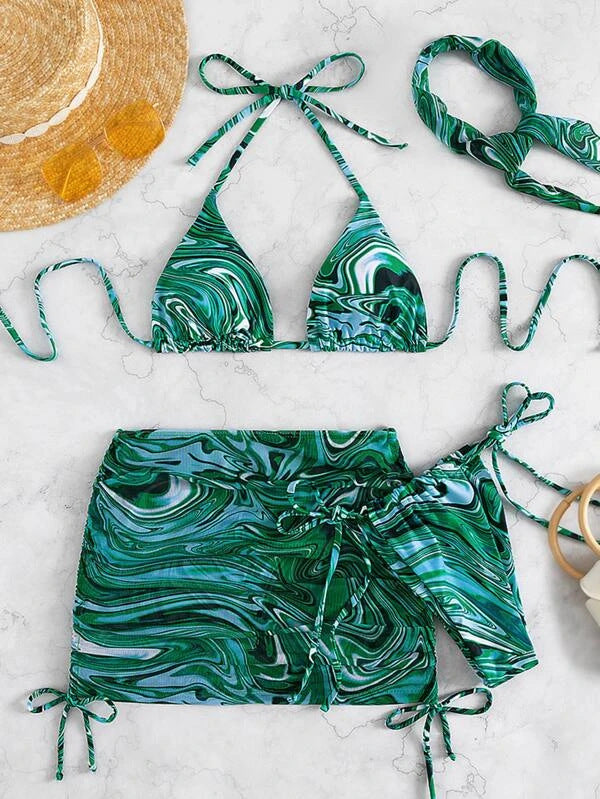 Damen Bikini-Set mit verspieltem Schnitt und modischen Akzenten Drune