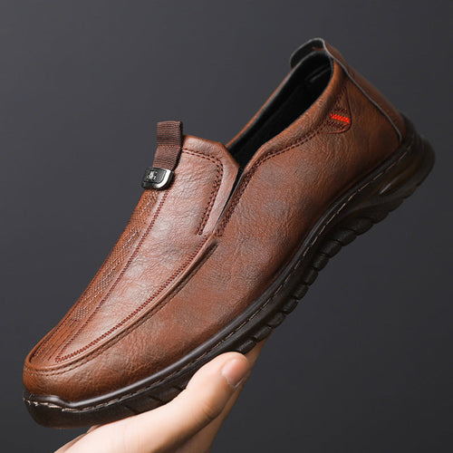 Damen elegante und bequeme Slipper aus Leder Drune
