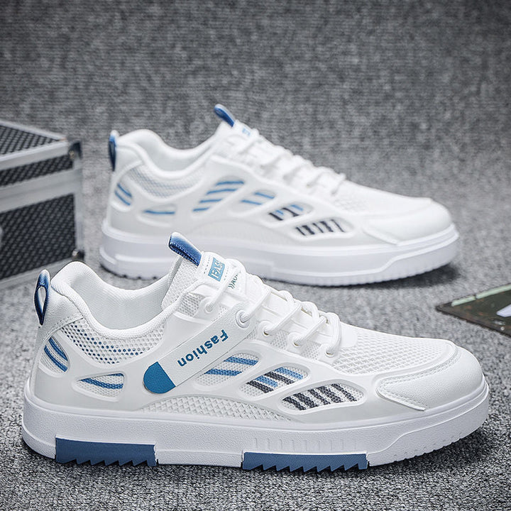 Damen modische Sneakers mit atmungsaktiven Mesh-Einsätzen und flexiblem Fußbett Drune
