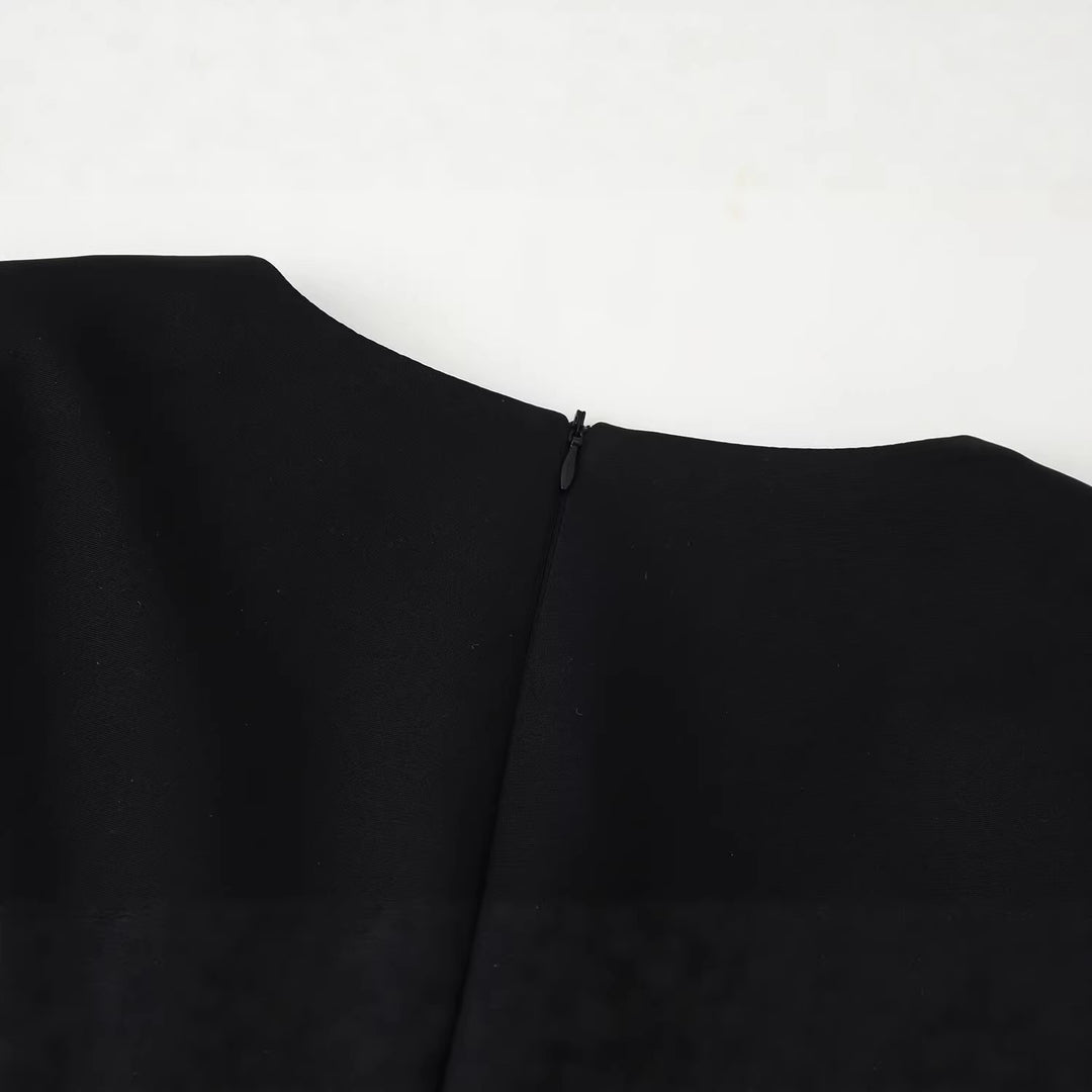 Damen Elegante Bluse mit Spitzen‑Corset‑Applikation und V‑Ausschnitt Drune