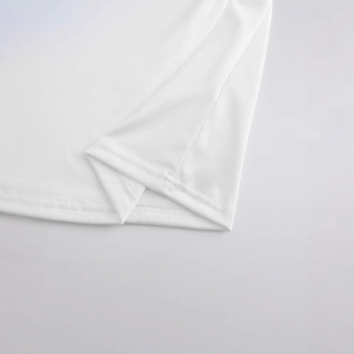 Damen Crop-Shirt mit kreativem Cowboy-Statement Drune