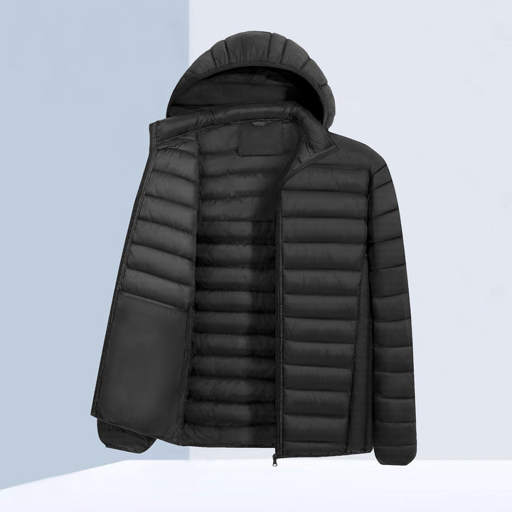 Herren Leichte Steppjacke mit Kapuze Drune