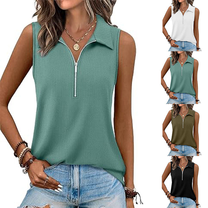 Damen Poloshirt mit Zipper Drune