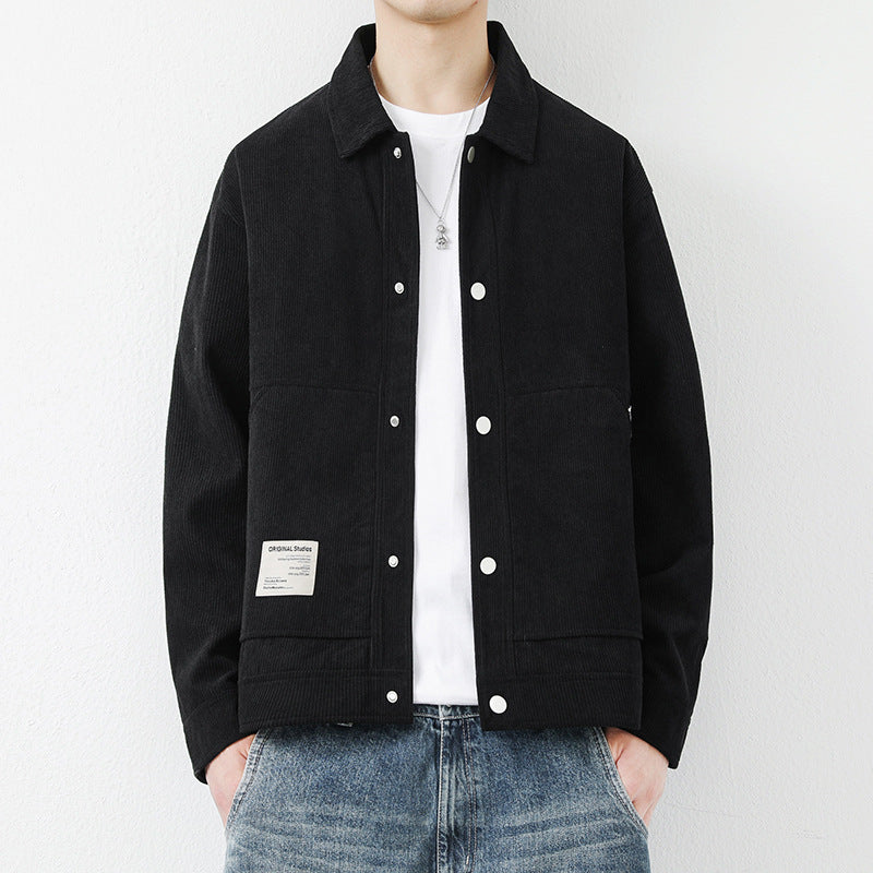 Herren Modische Cordjacke Drune