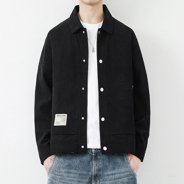 Herren Modische Cordjacke Drune