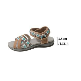 Damen Sportliche Sandalen mit verstellbaren Riemen und ergonomischer Fußbettung Drune