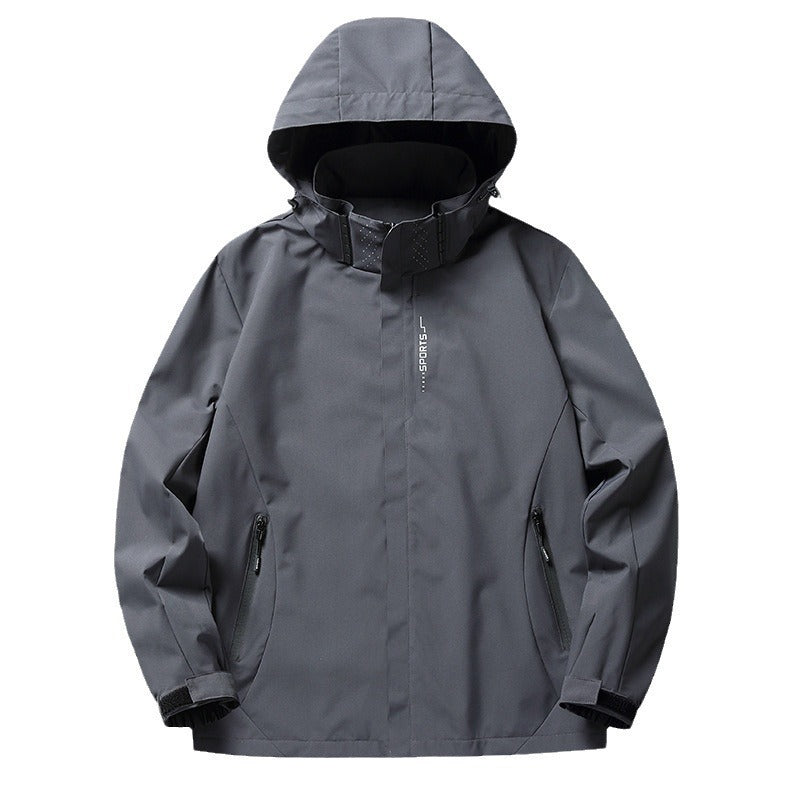 Herren Hochwertige Wasserfeste Outdoor-Jacke Drune