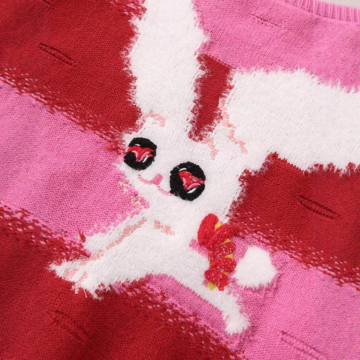 Damen Pullover mit einzigartigem Tier-Motiv und modischem Farbverlauf Drune