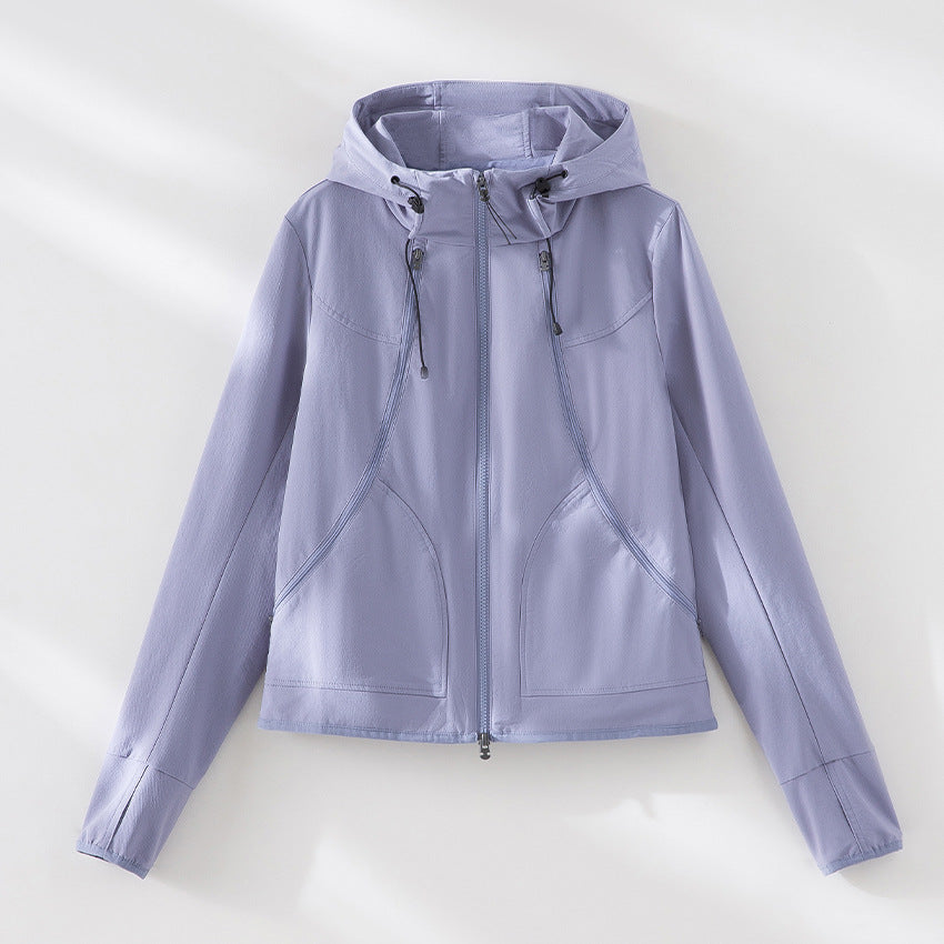 Damen Kapuzen-Softshelljacke mit Zwei-Wege-Reißverschluss und ergonomischer Schnitt Drune