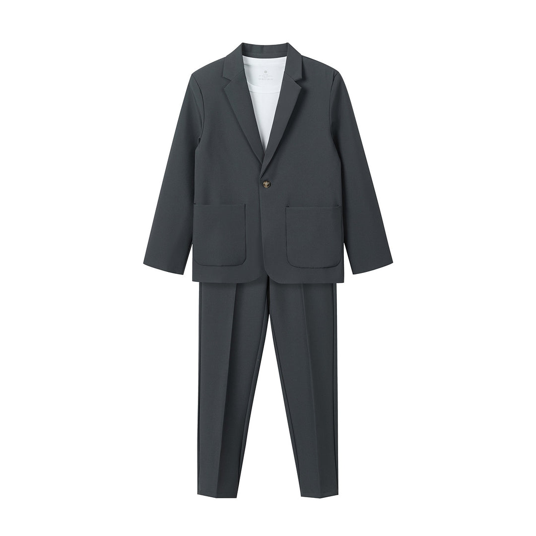 Damen Zweiteiliges Oversize-Blazer- und konisch geschnittene Anzughose-Set Drune