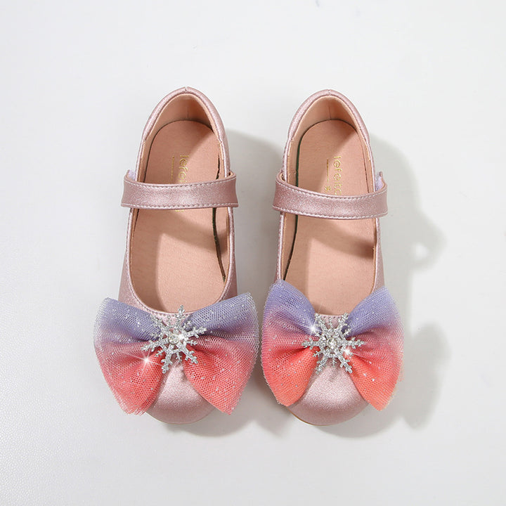 Mädchen Ballerinas mit glitzerndem Schleifen-Design Drune