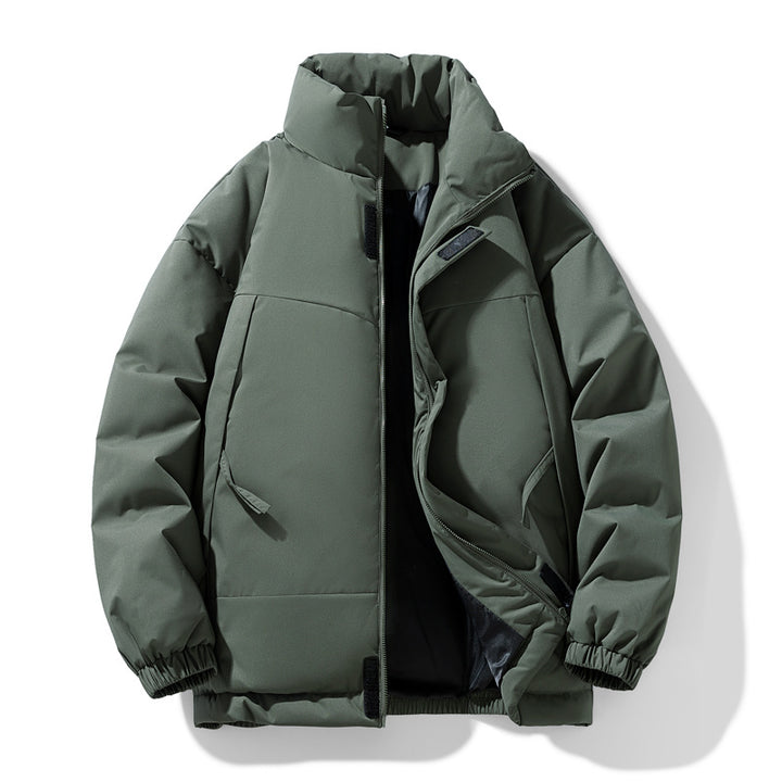 Herren Modische Übergangsjacke mit hohen Kragen Drune