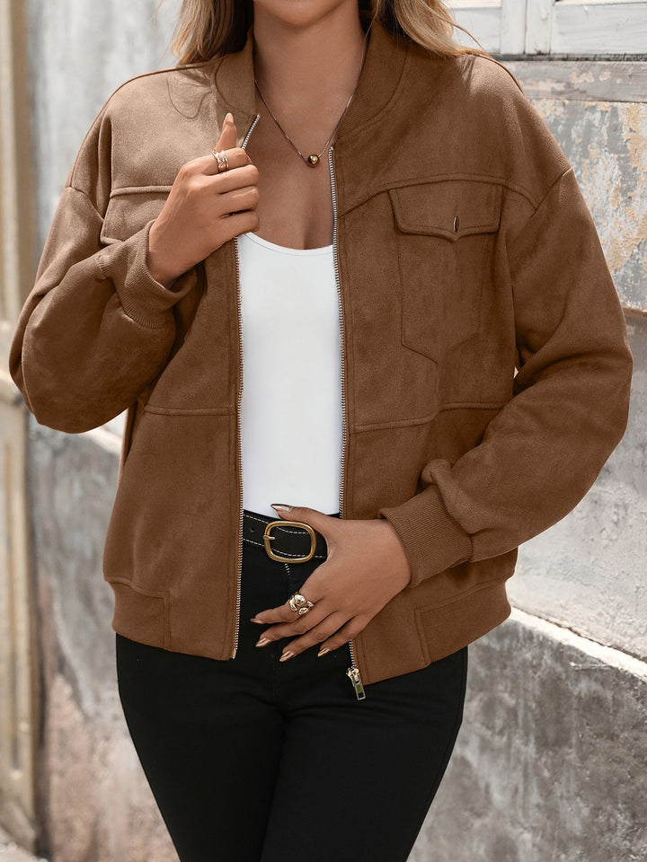 Damen Oversized Bomberjacke Drune