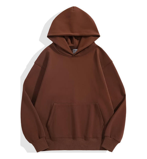 Unisex nan klassischer Kapuzenpullover mit Kängurutasche und weichem Baumwollfleece Drune