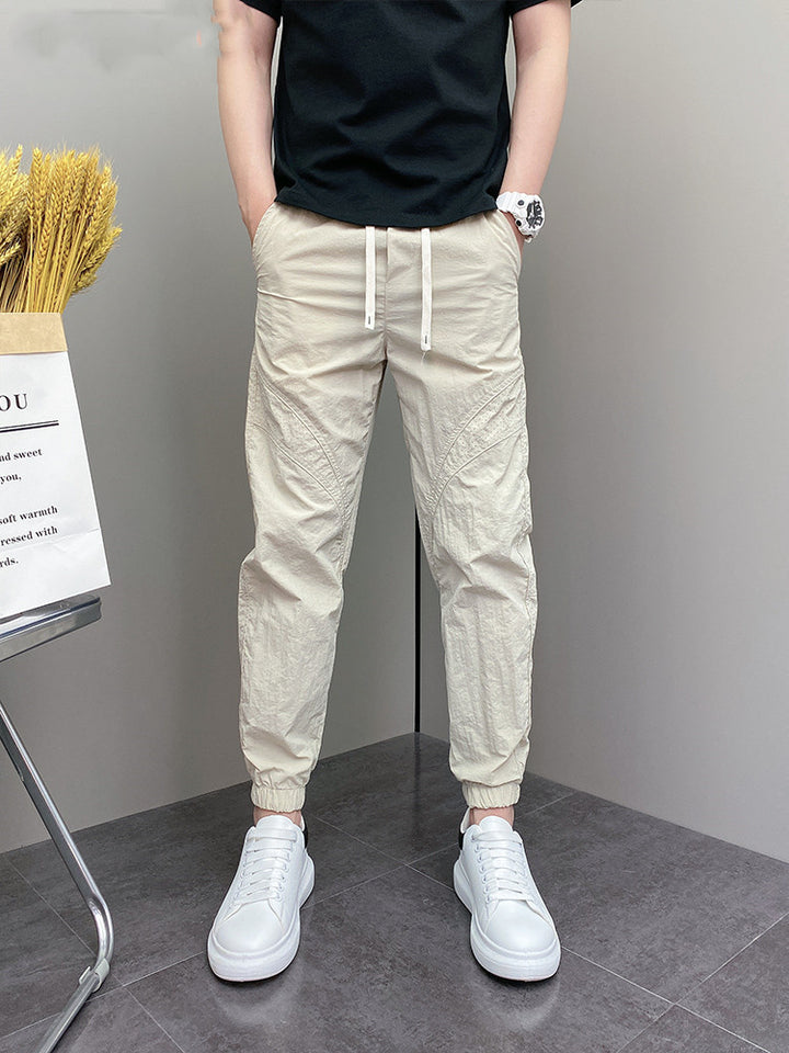 Herren Lässige Fitness-Hose mit elastischem Bund Drune
