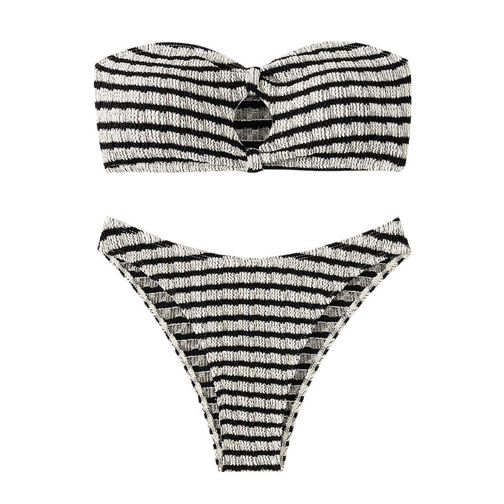 Damen Bandeau-Bikini mit trendy Ausschnitt Drune