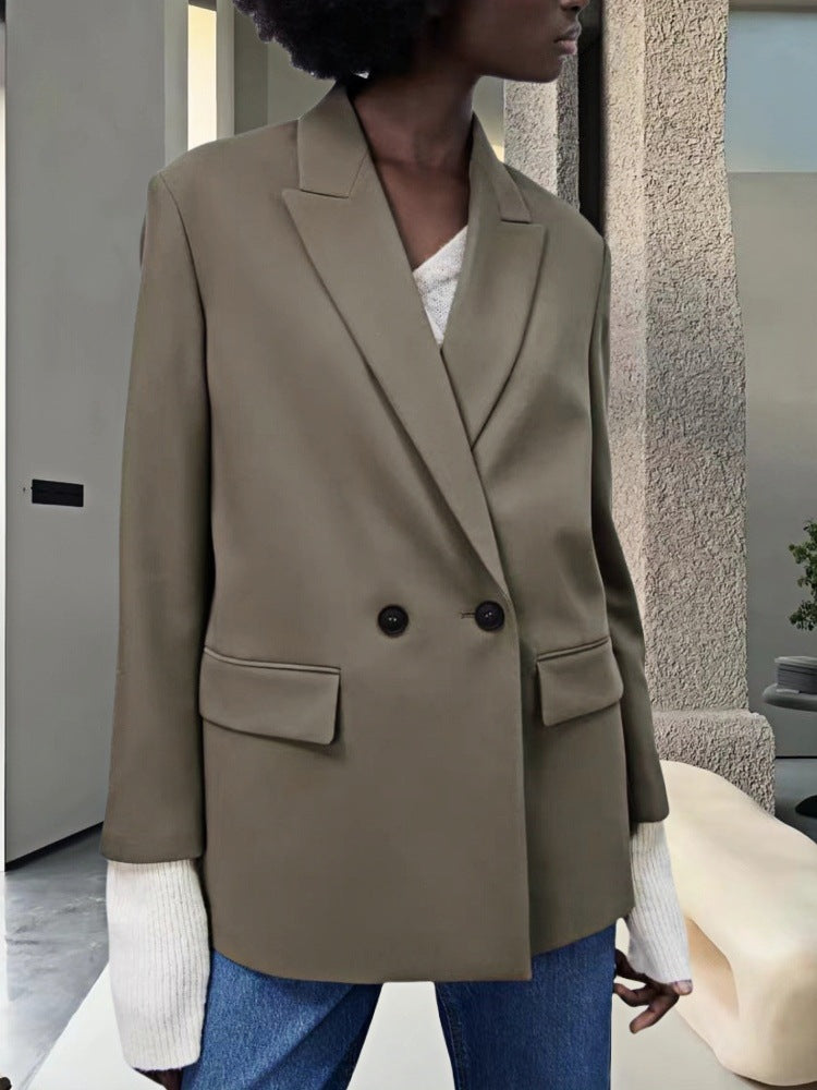 Damen Modischer und eleganter Oversized Blazer Drune
