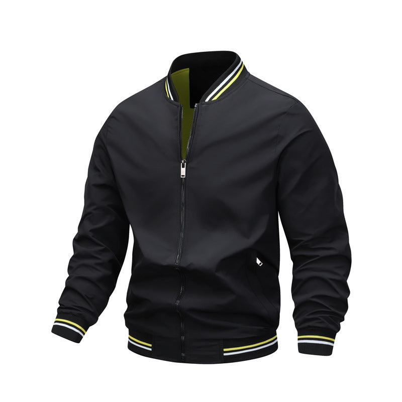 Herren Sportliche Retro Bomberjacke Drune