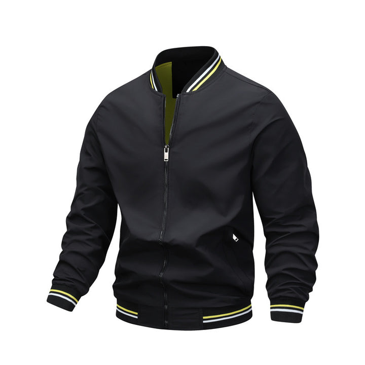 Herren Sportliche Retro Bomberjacke Drune