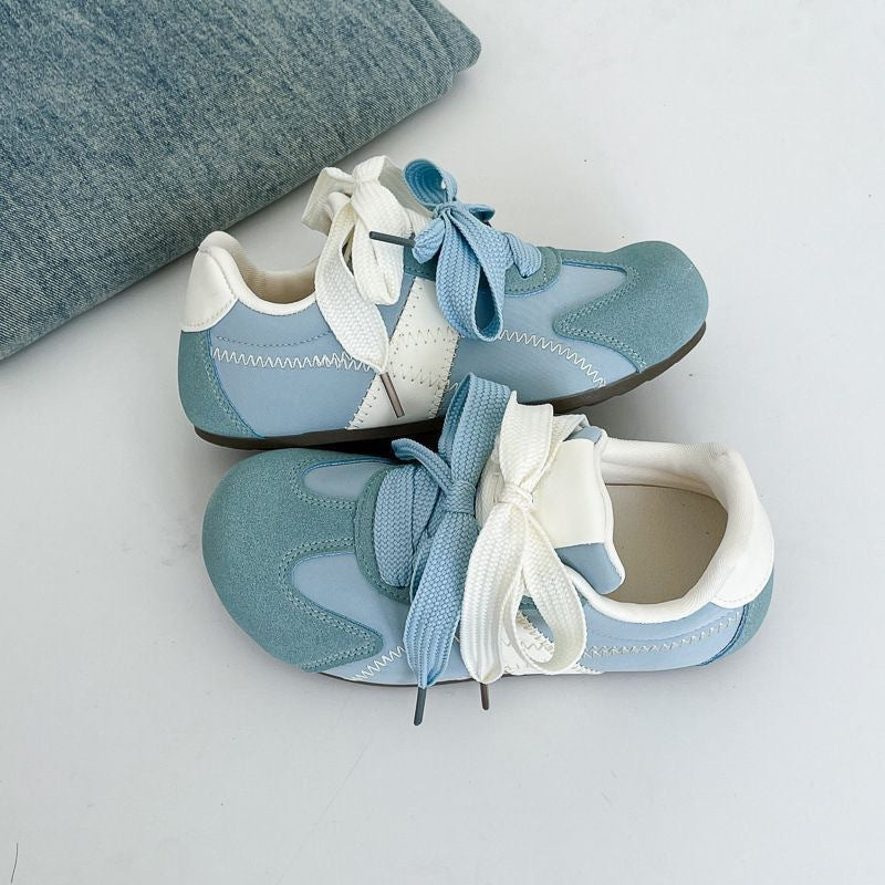 Damen modische Sneakers mit besonders weichem Obermaterial und einstellbarem Klettverschluss Drune