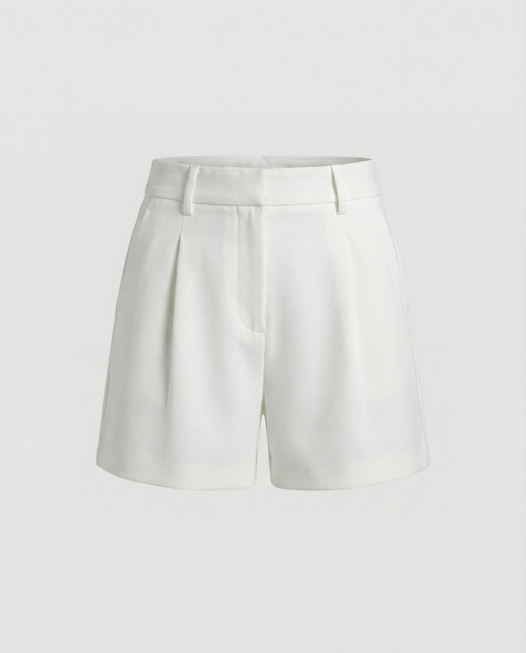 Damen High Waist A-Linien Shorts Elegante Business Kurzhose