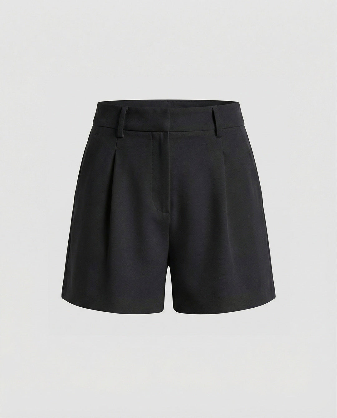 Damen High Waist A-Linien Shorts Elegante Business Kurzhose