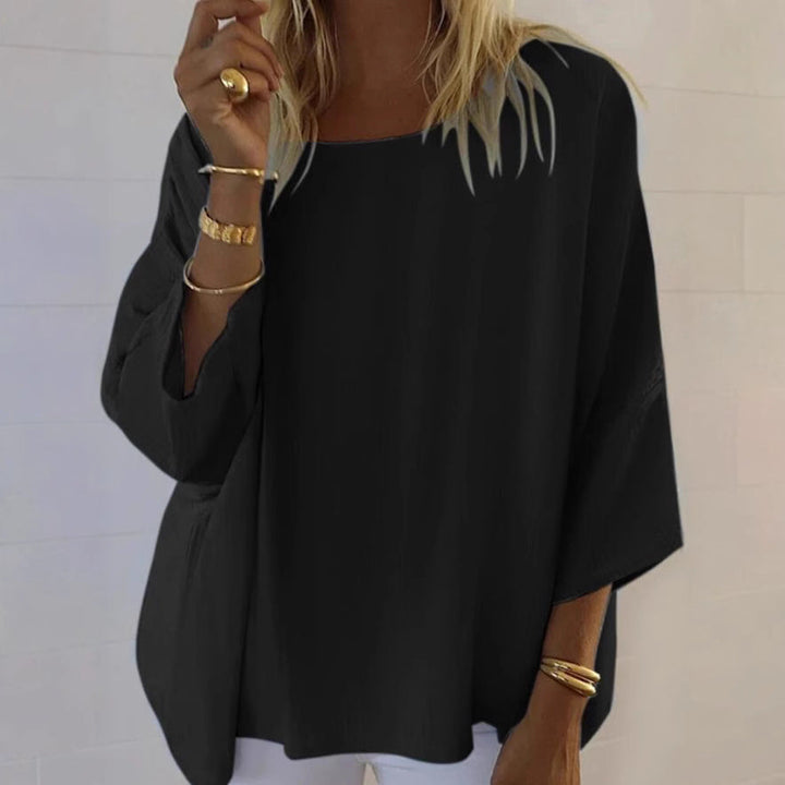Damen Leichte Batwing Bluse Drune