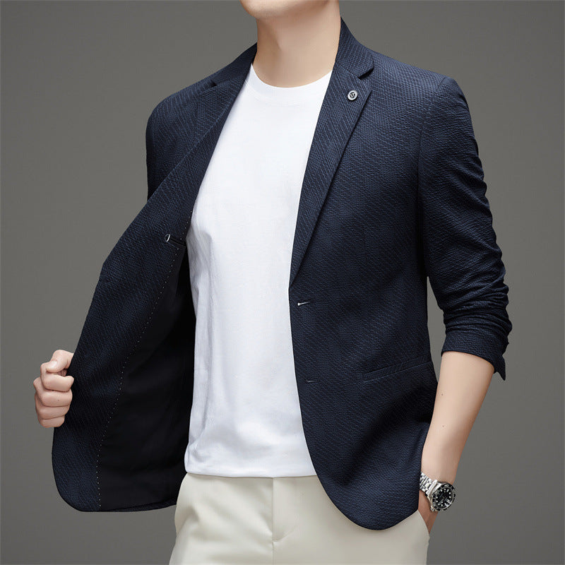 Herren eleganter Blazer mit strukturiertem Design und modischem Schnitt Drune
