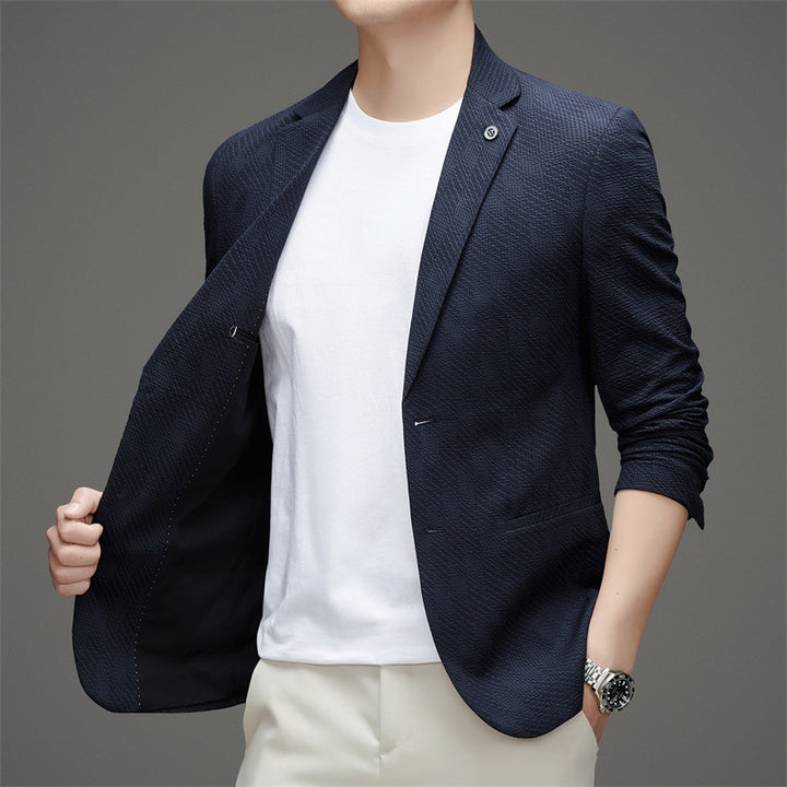 Herren eleganter Blazer mit strukturiertem Design und modischem Schnitt Drune