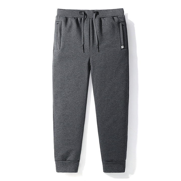 Herren Minimalistische Tech-Jogginghose mit Slim-Fit, Elastikbund und verdeckten Reißverschlusstaschen Drune