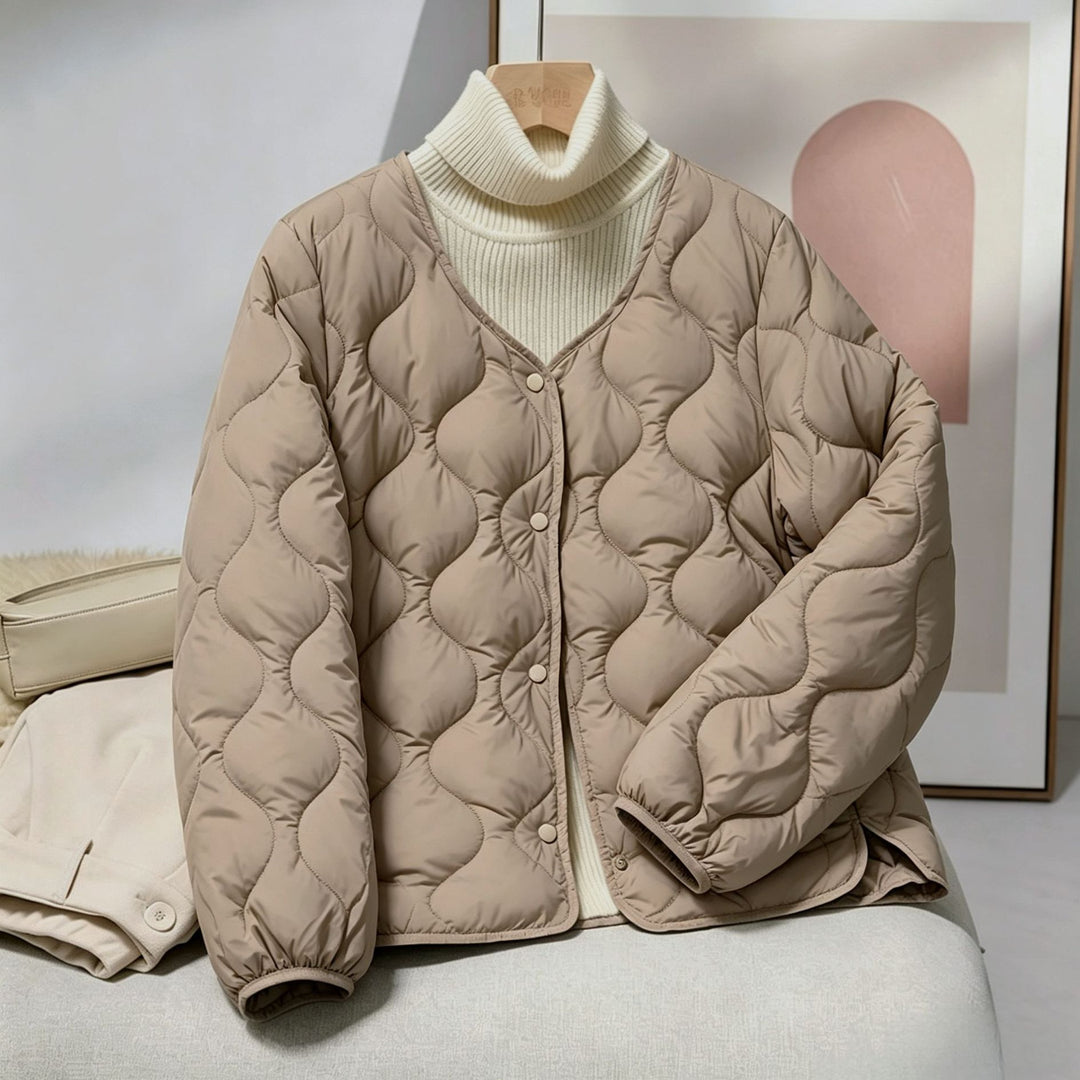 Damen Stilvolle, wattierte Freizeitjacke Drune