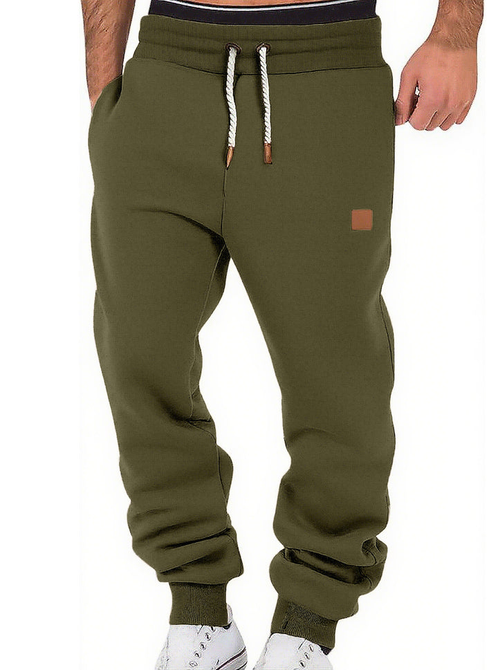 Herren Relax-Fit Fleece-Jogginghose mit Bündchen und Kordelzug Drune