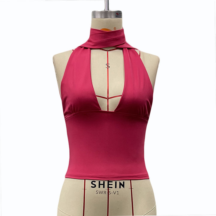 Damen Neckholder-Top mit verspieltem Design Drune