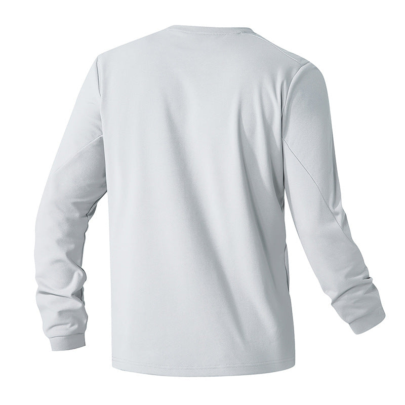 Unisex Oversize Langarm‑Sweatshirt mit Brustreißverschlusstasche und Rundhalsausschnitt Drune