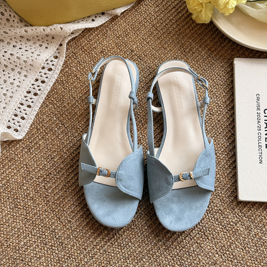 Damen Elegante Slingback Sandalen Drune