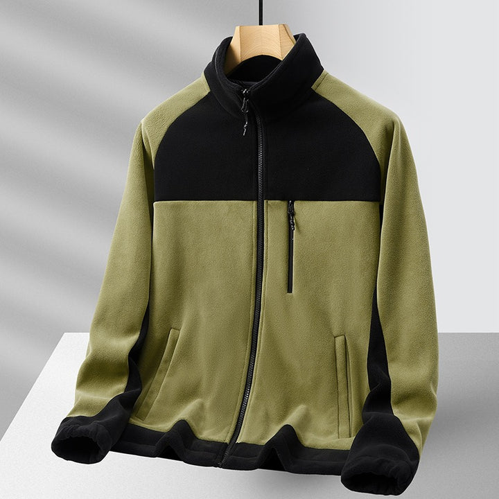 Unisex Fleecejacke mit hohem Kragen Drune