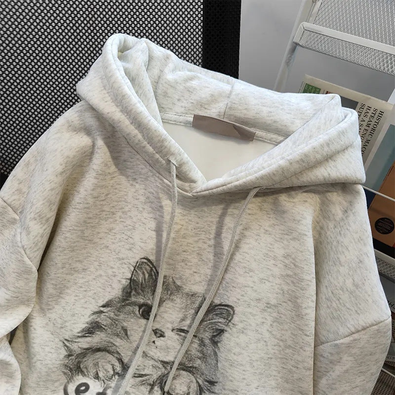 Damen Hoodie mit niedlichem Tierdesign Drune