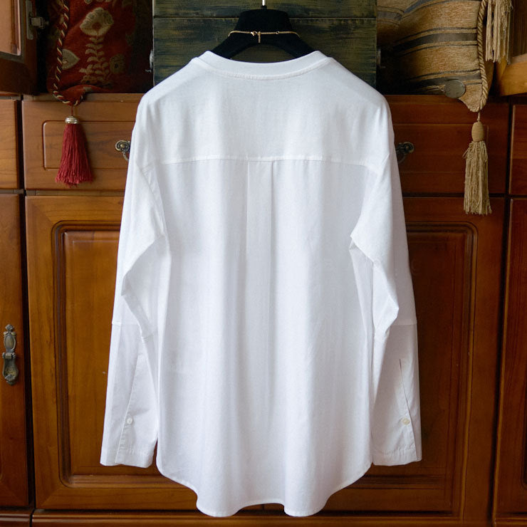 Damen Lässiges Langarmshirt mit elegantem Schnitt Drune