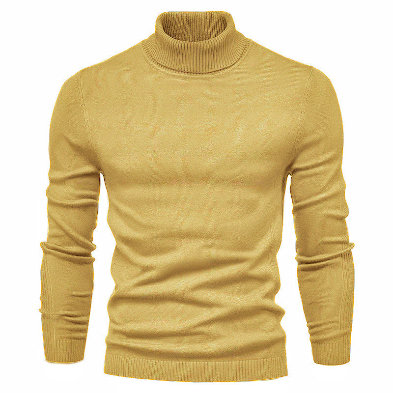 Herren Grober Rollkragenpullover aus wärmendem Material mit strukturierter Oberfläche Drune