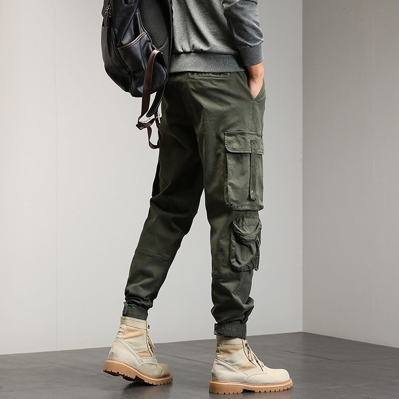 Herren Slim‑Tapered Cargo‑Jogginghose Drune