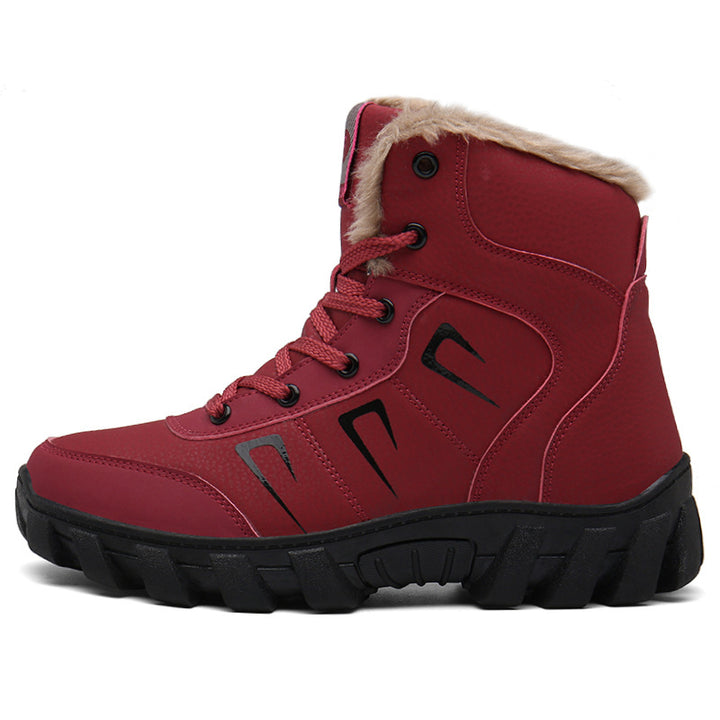 Damen Gefütterte Winter‑Ankle‑Boots mit Teddyfutter und griffiger Offroad‑Sohle Drune
