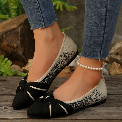 Damen Ballerinas mit dekorativem Schleifen-Design Drune