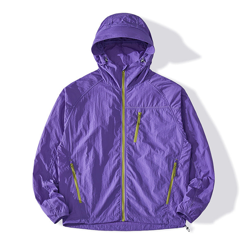 Damen Atmungsaktive und wasserdichte Outdoor-Jacke Drune