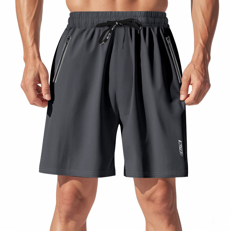 Herren Sportliche Badeshorts mit feuchtigkeitsregulierender Technologie und praktischen Reißverschlusstaschen Drune