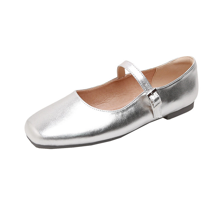Damen Ballerinas mit modischem Riemchen und klassischem Design Drune