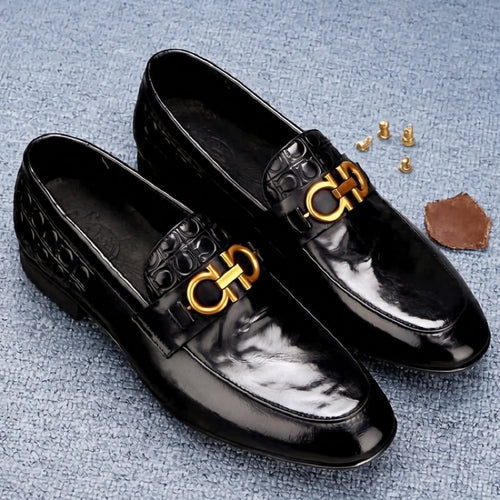 Herren Elegante Premium Leder Mokassins Drune