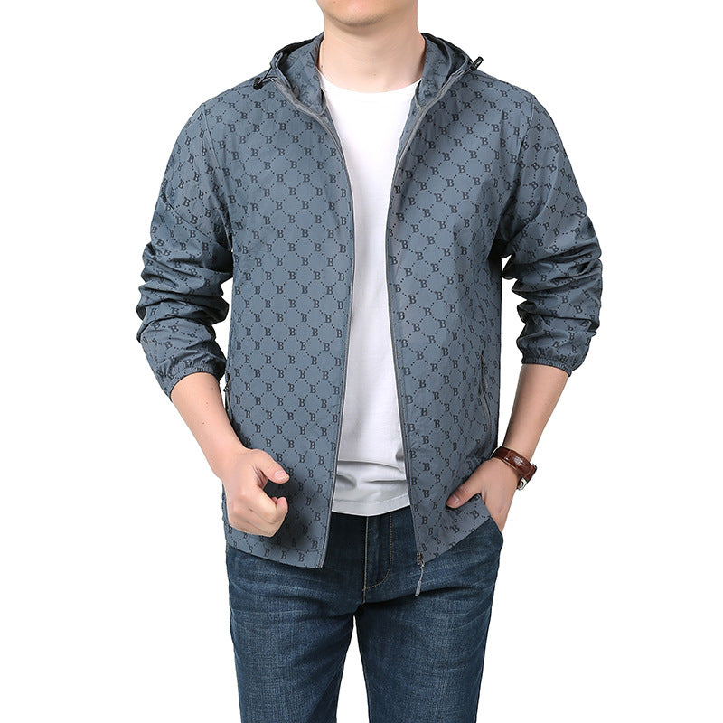 Herren Leichte und atmungsaktive Übergangsjacke Drune