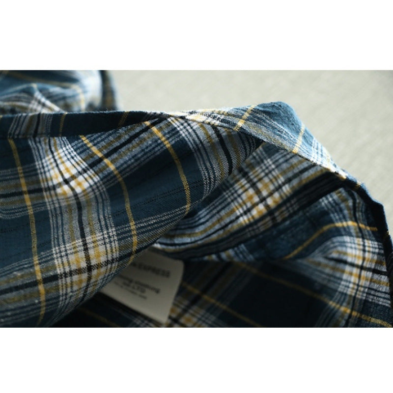 Herren karierte Flanellhemden mit praktischen Brusttaschen und komfortablem Schnitt Drune