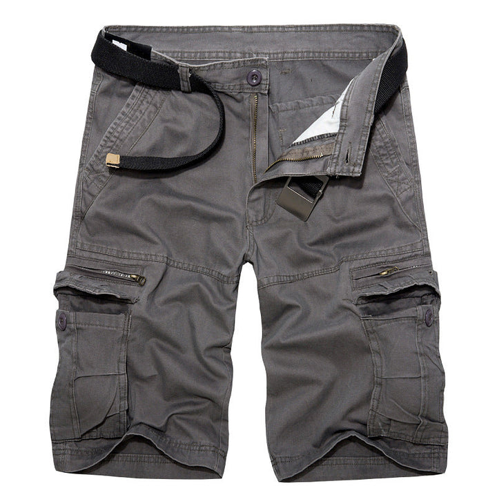 Herren Cargo-Shorts mit multifunktionalen Taschen und verstellbarem Gürtel Drune