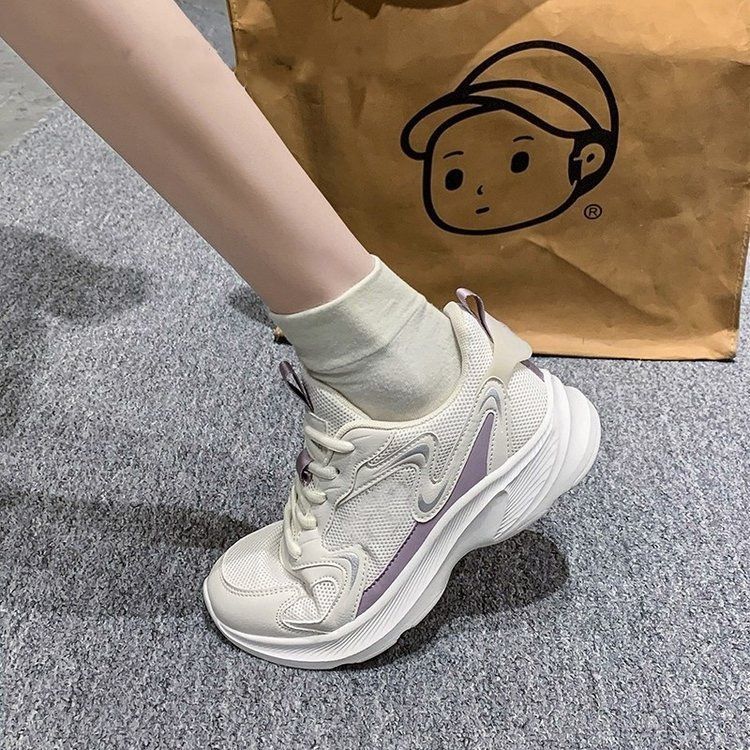 Damen Chunky Sneakers mit modernem Design und bequemer Dämpfung Drune